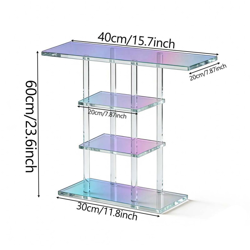 4 layers 40*20*60cm colorful board thickness 4mm