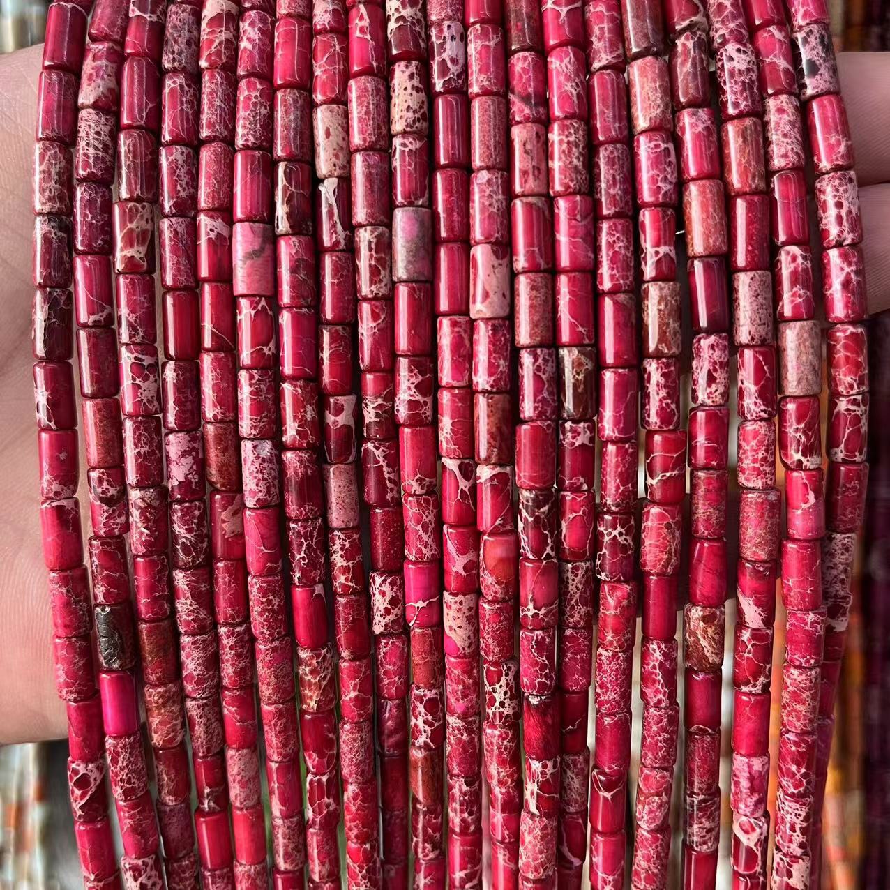 9:Red and white emperor stone