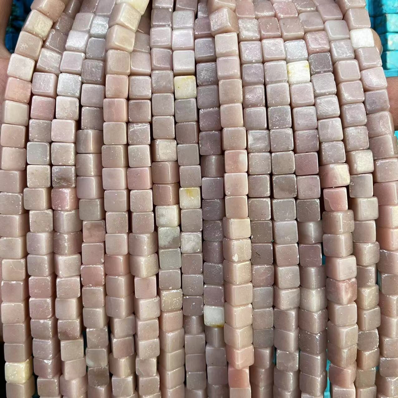 Pink emperor stone 6x6mm