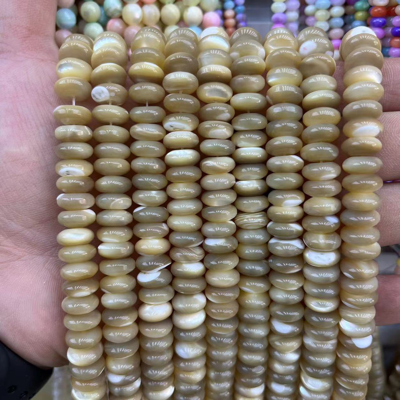 Coffee color 5x10mm/60pcs