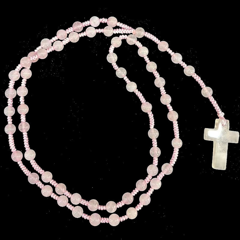 10:Natural rose quartz
