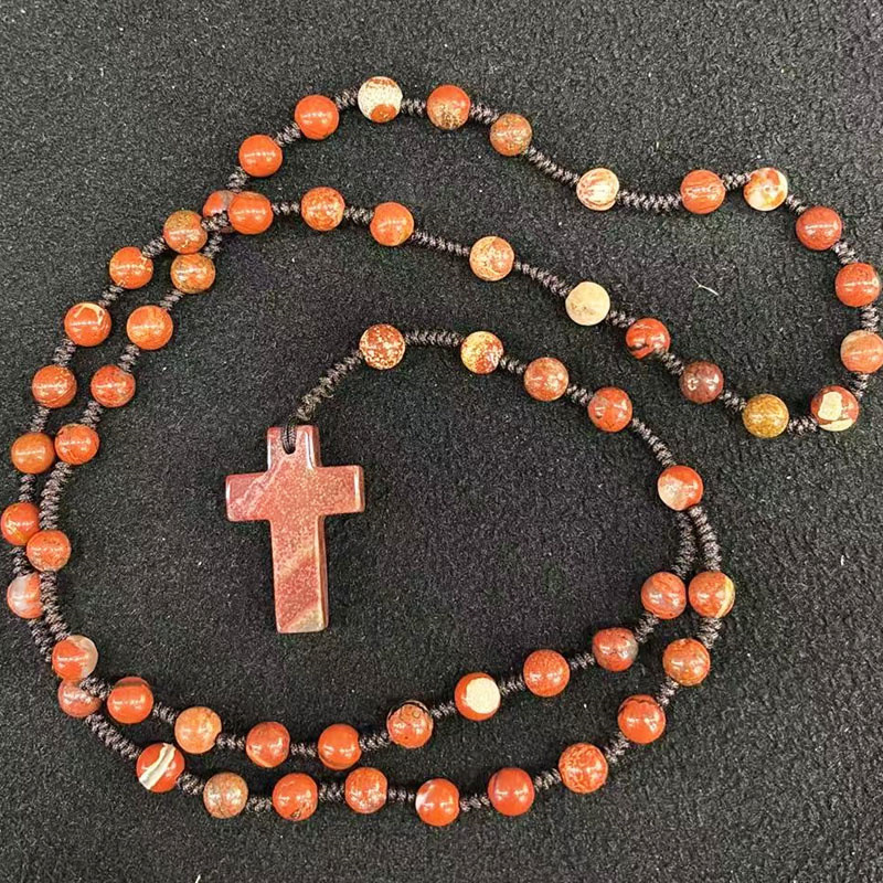 11:Natural red jasper