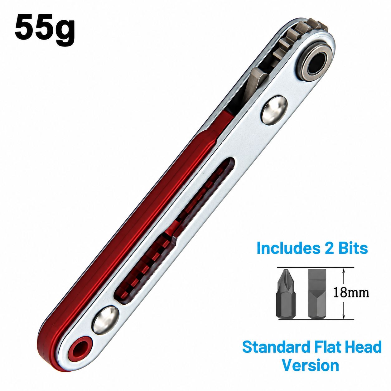 Flat head ordinary 2 batch heads [55g]]