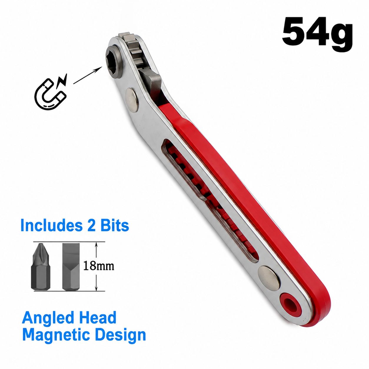 Elbow magnetic attraction 2 batch heads [54g]]
