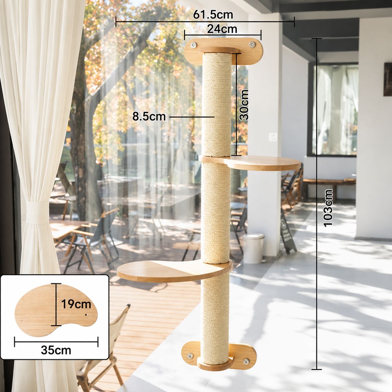 Rotating stair