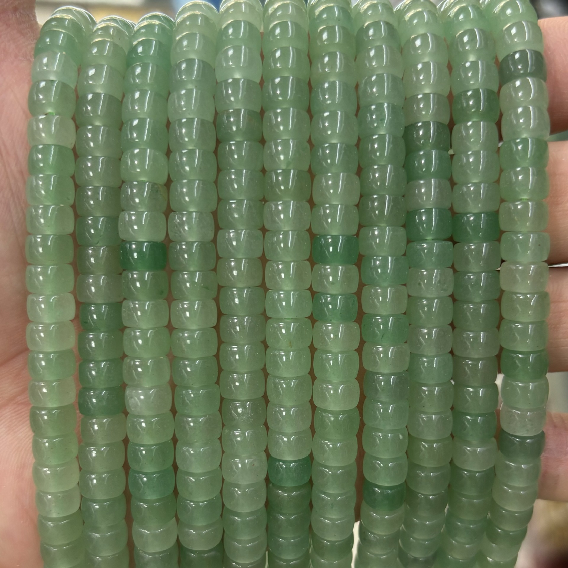 Green aventurine 4x7mm