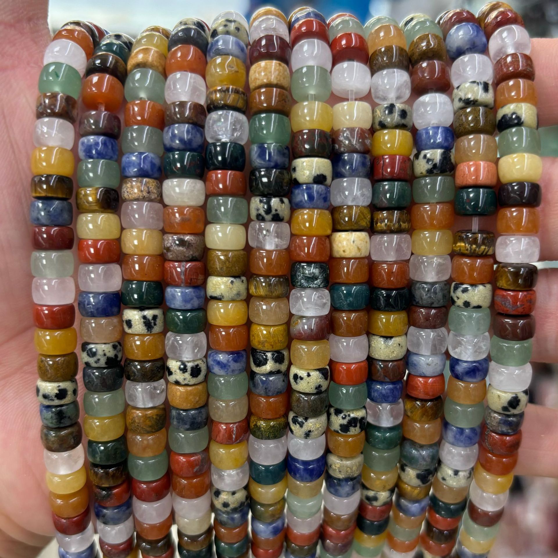 Mixed color 4x7mm