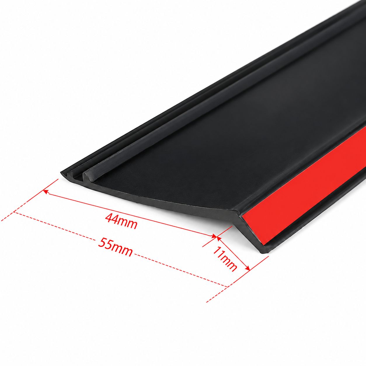 Black long 1m universal for outdoor window eaves [total width 5.5cm]