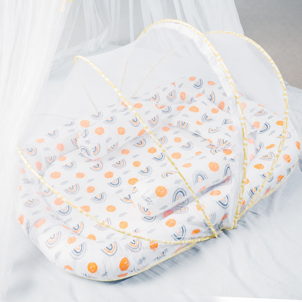 High quality pure cotton rainbow sun