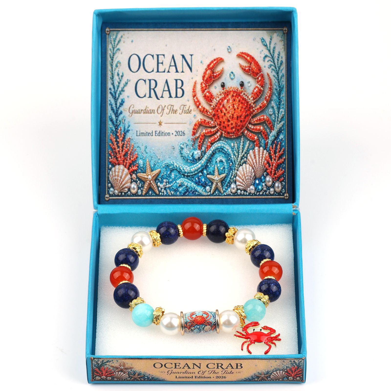 6:King Crab Crystal Bracelet