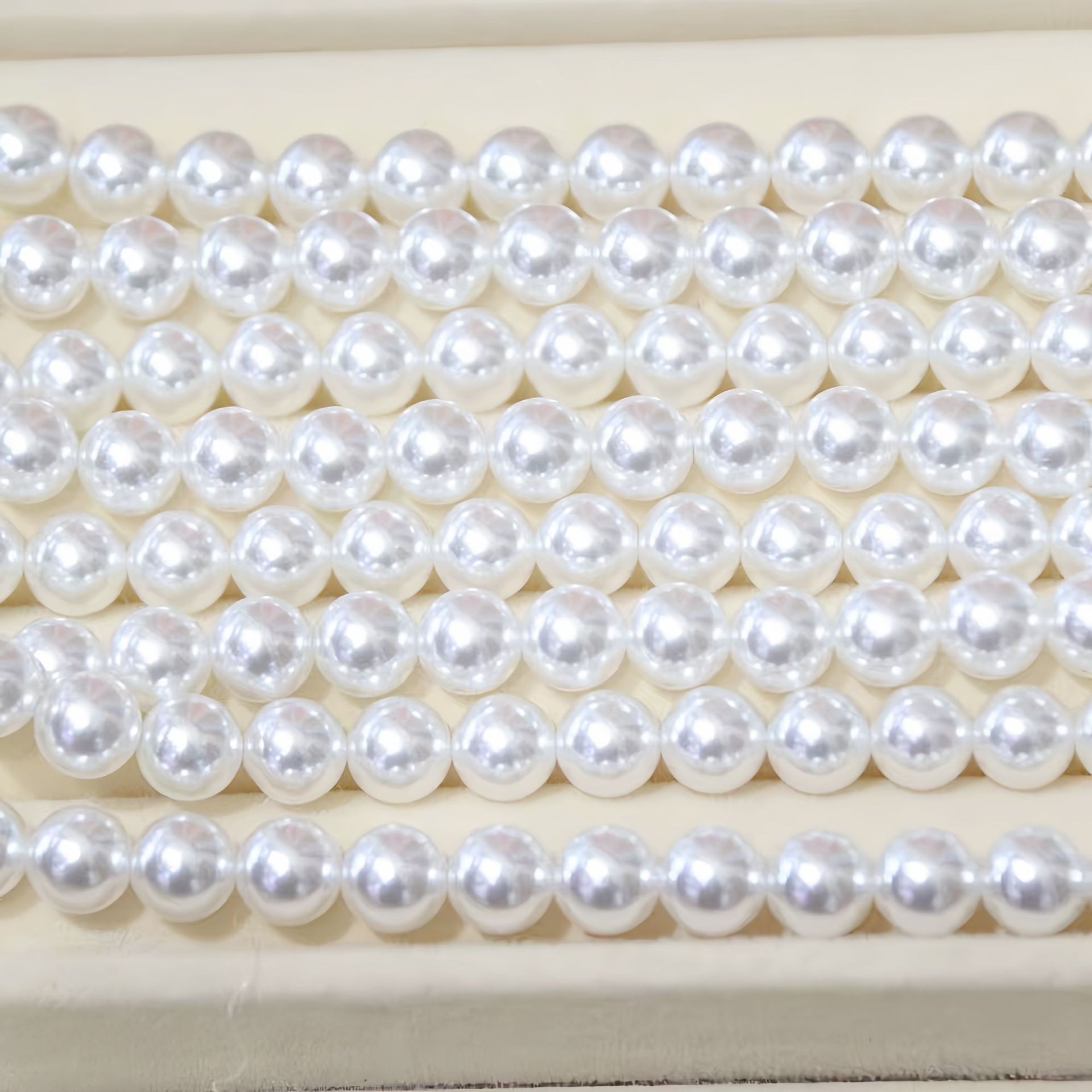 1:Shijia natural white shell beads