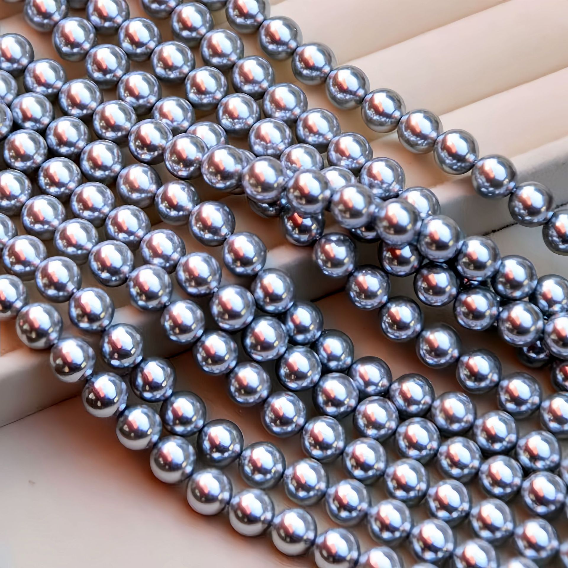 16:Shijia imitation pearl silver gray