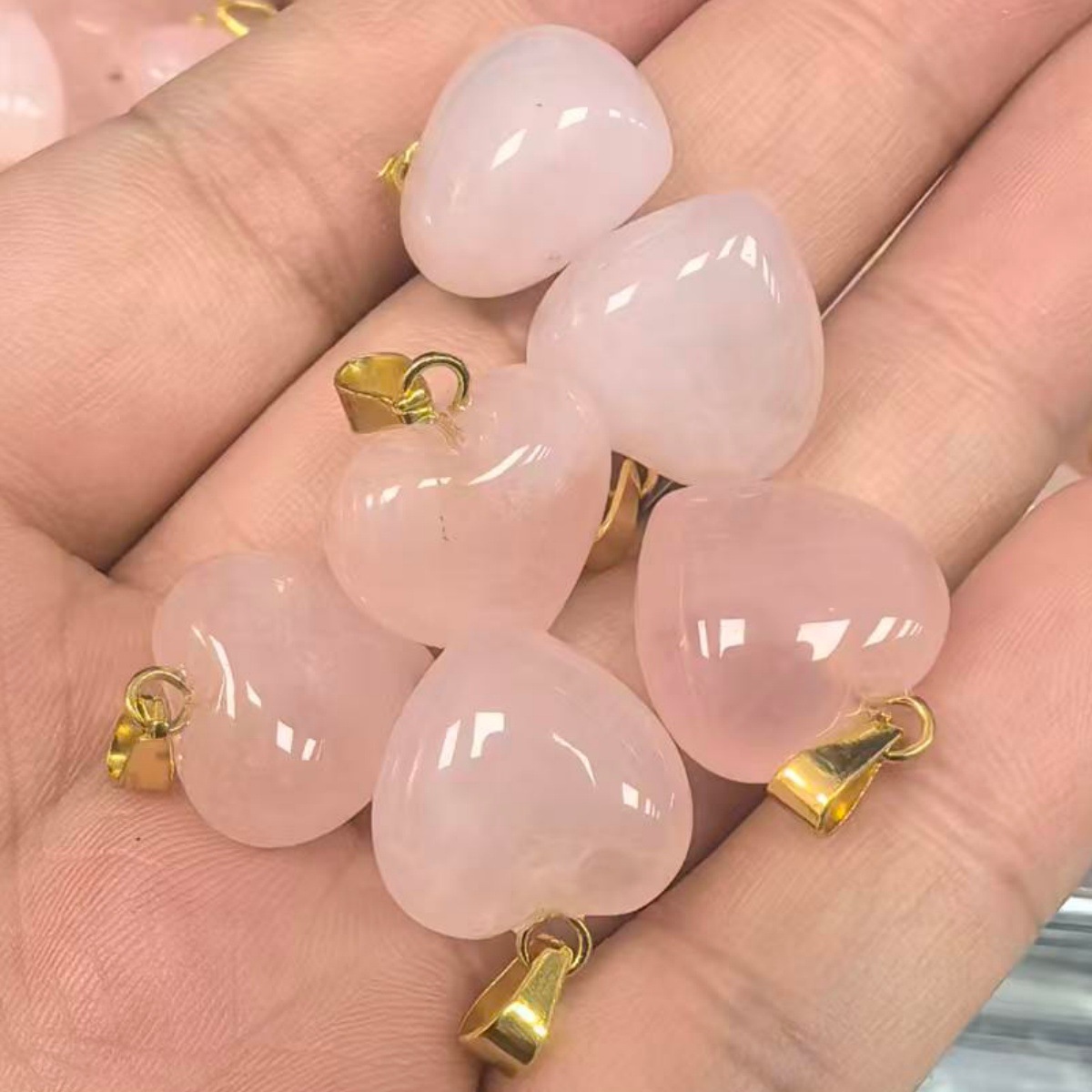 5:Rose quartz (gold)