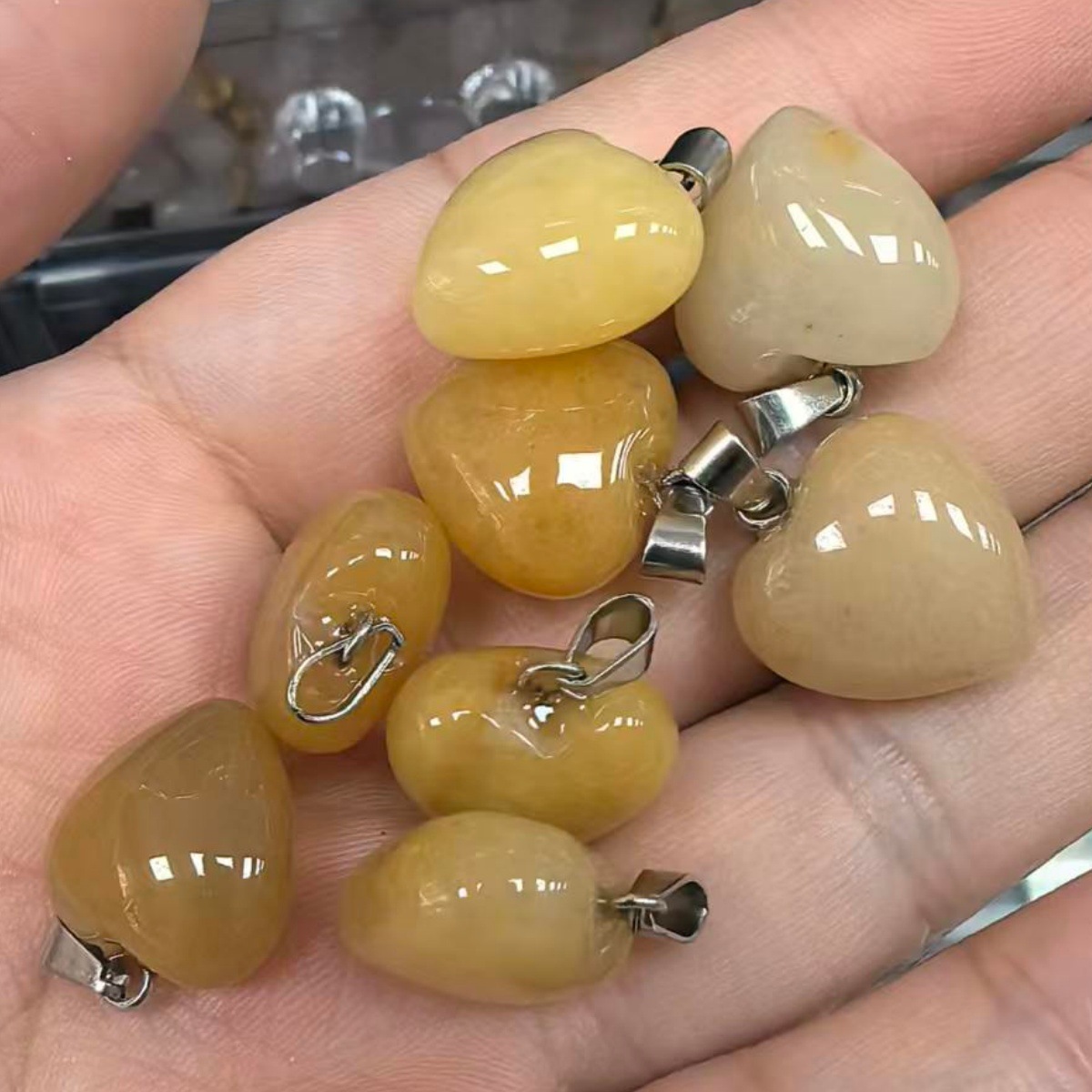 7:Yellow jade (white K)