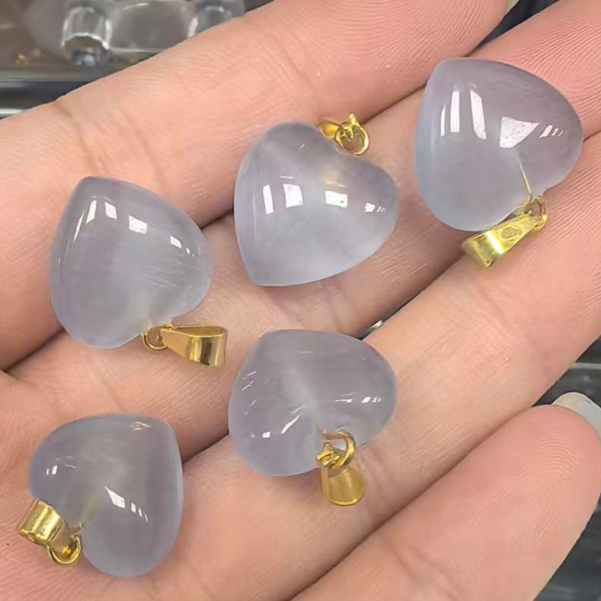 9:Silver cat eye (gold)