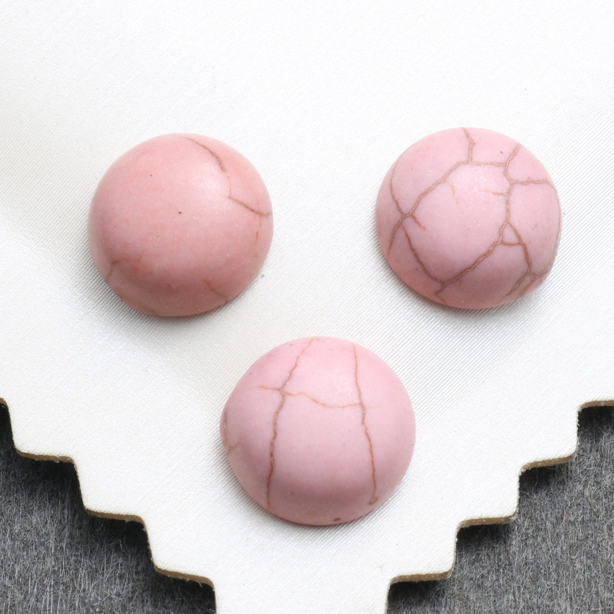 Pink turquoise 12mm