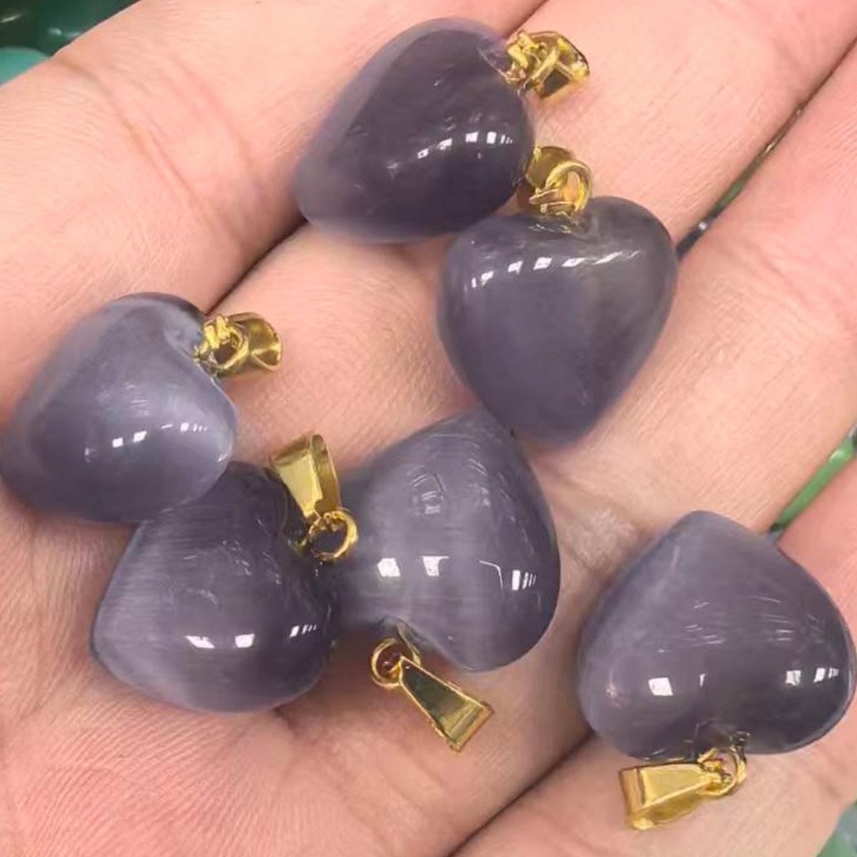 23:Purple cat eye (gold)