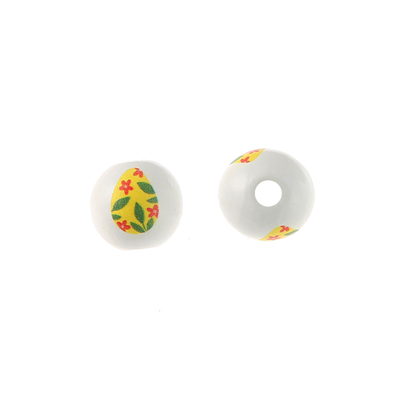 Yellow-green leaves on white background 16mm