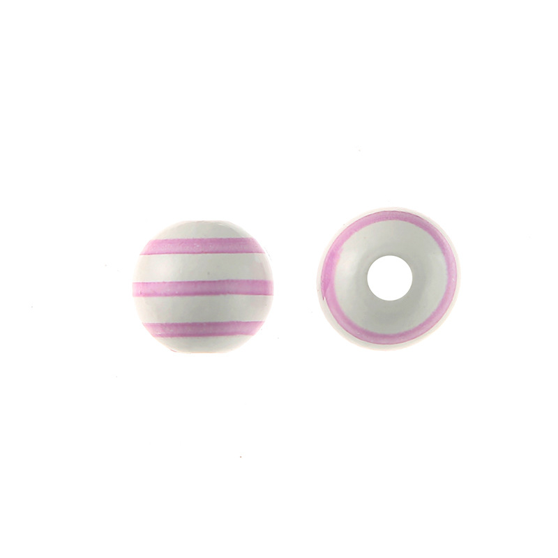 Purple stripes on white 16mm