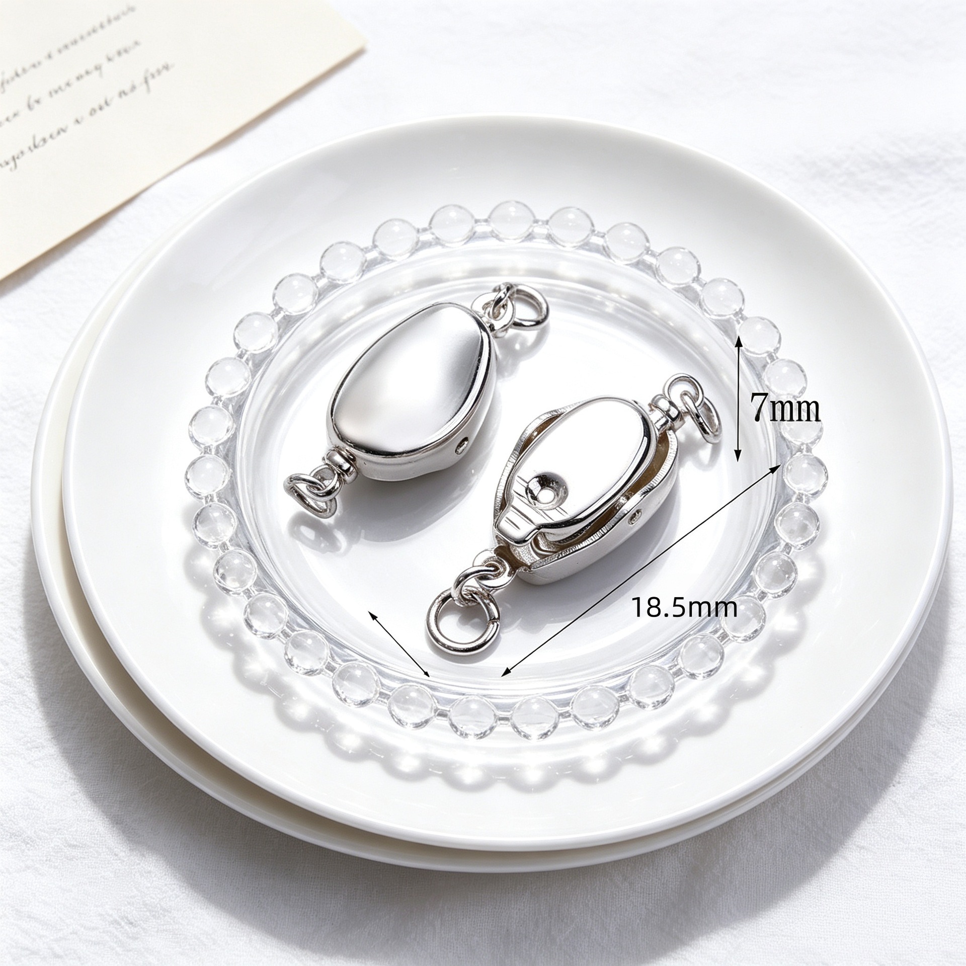 4:Medium size, glossy finish, vacuum steel color plating