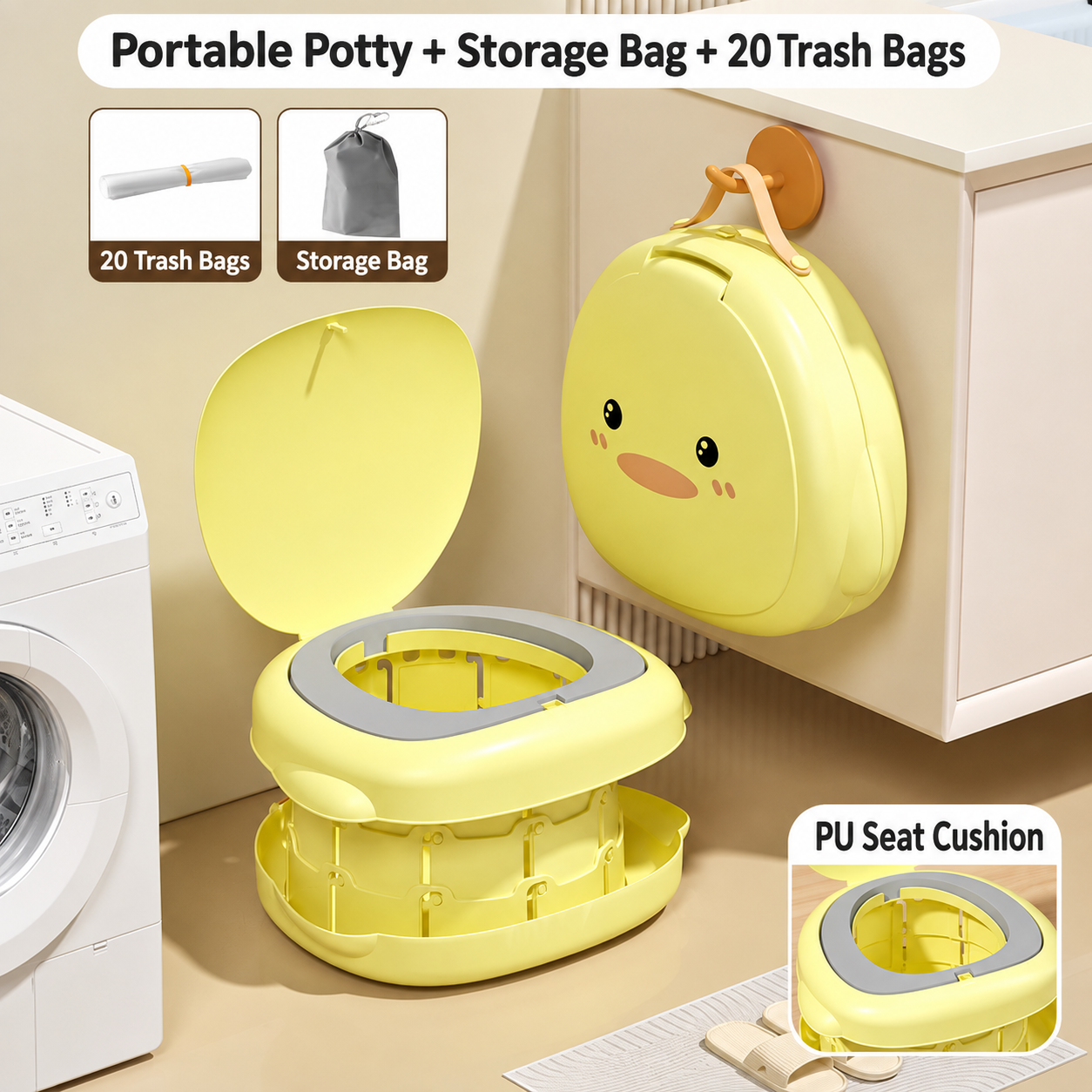 Pu cushion model plus 20 cleaning bags and storage bags