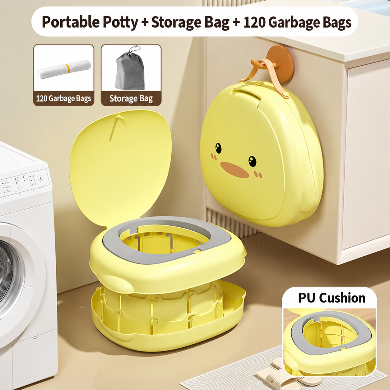 Pu cushion model plus 120 cleaning bags plus storage bag