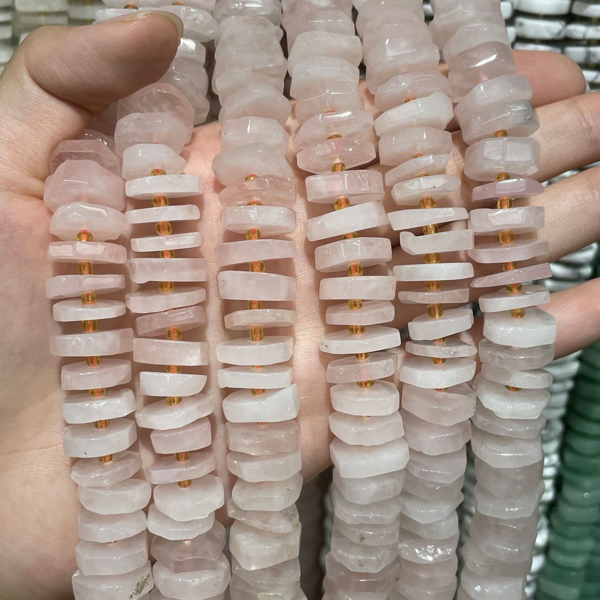 3:Natural rose quartz