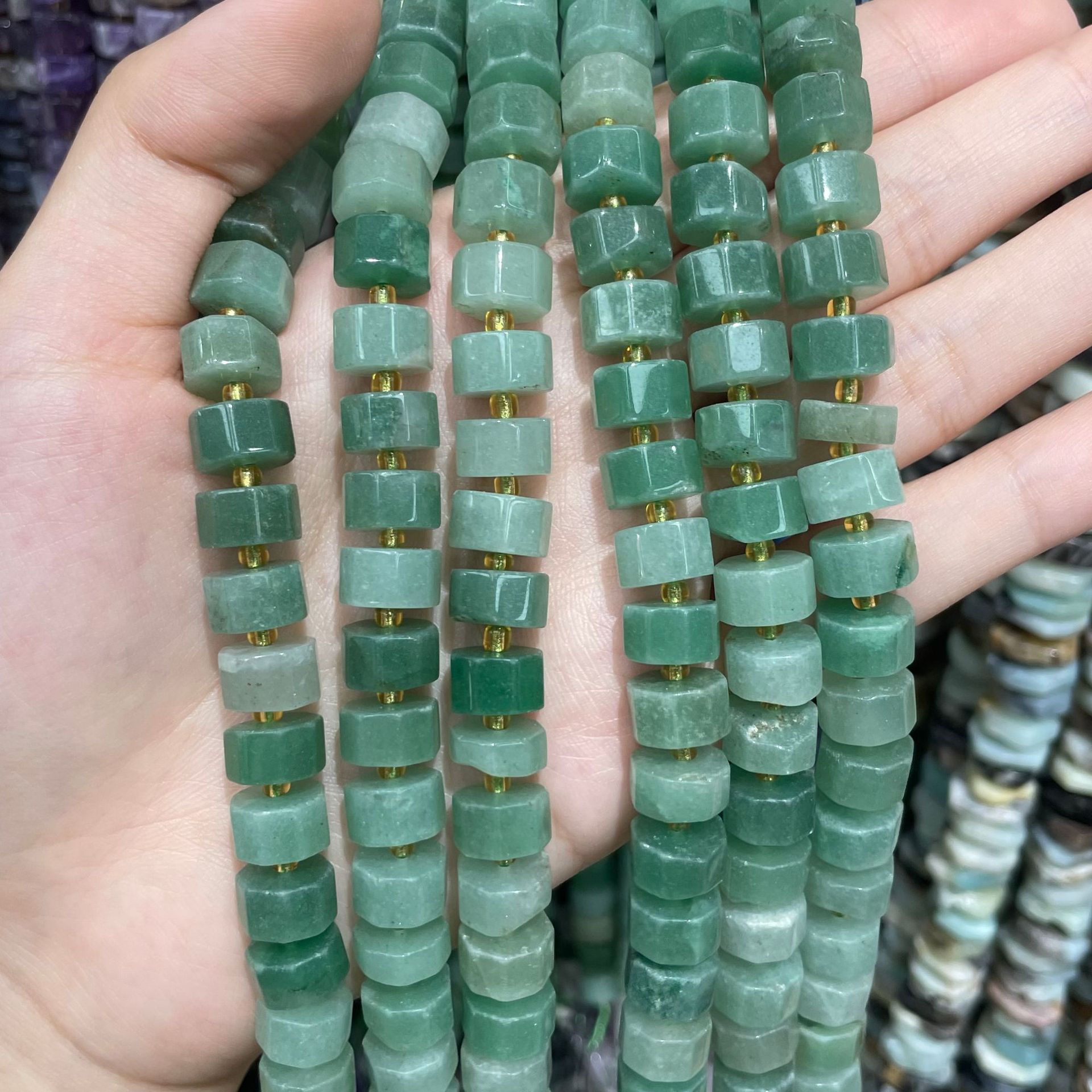 9:Natural green aventurine