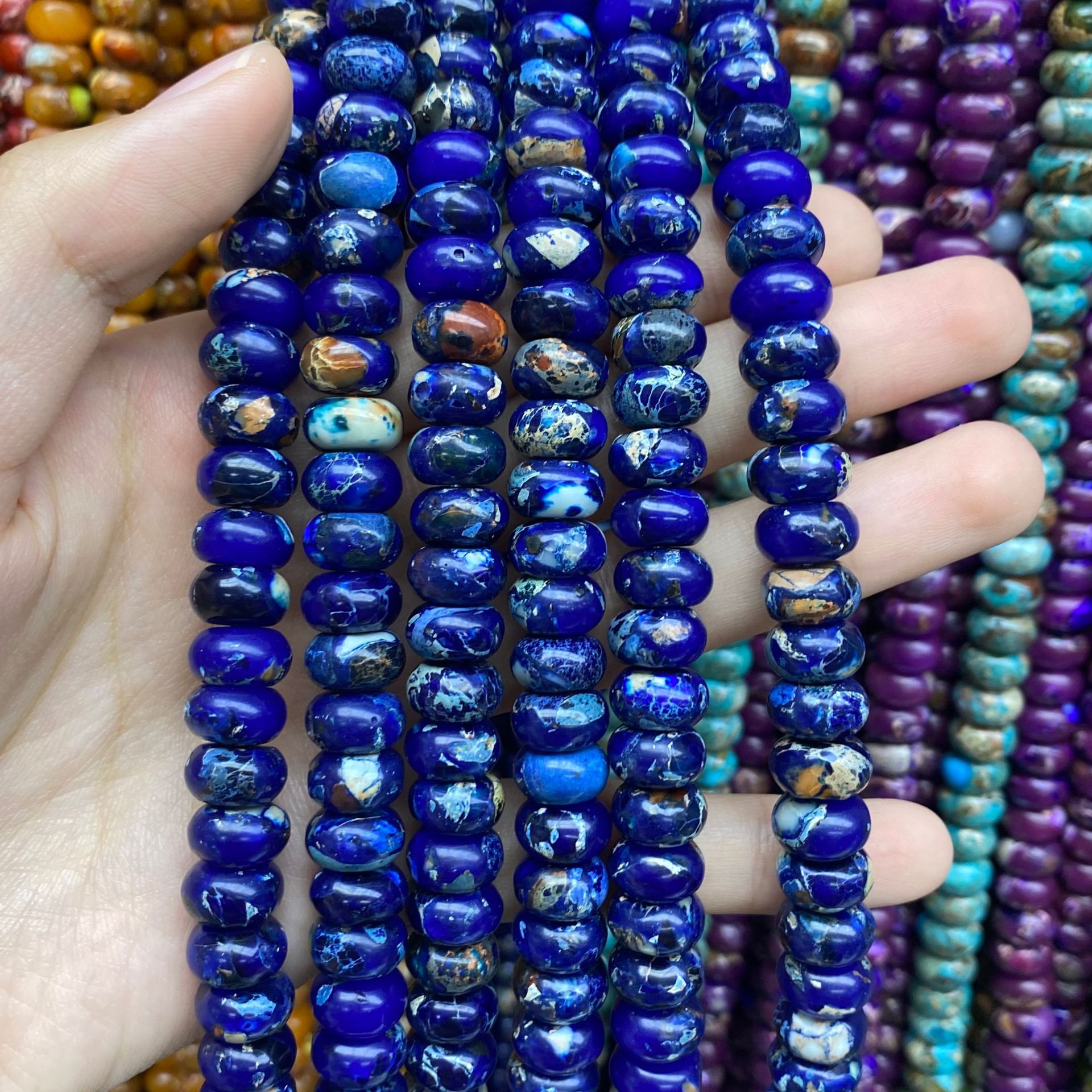 Dark blue 6x10mm