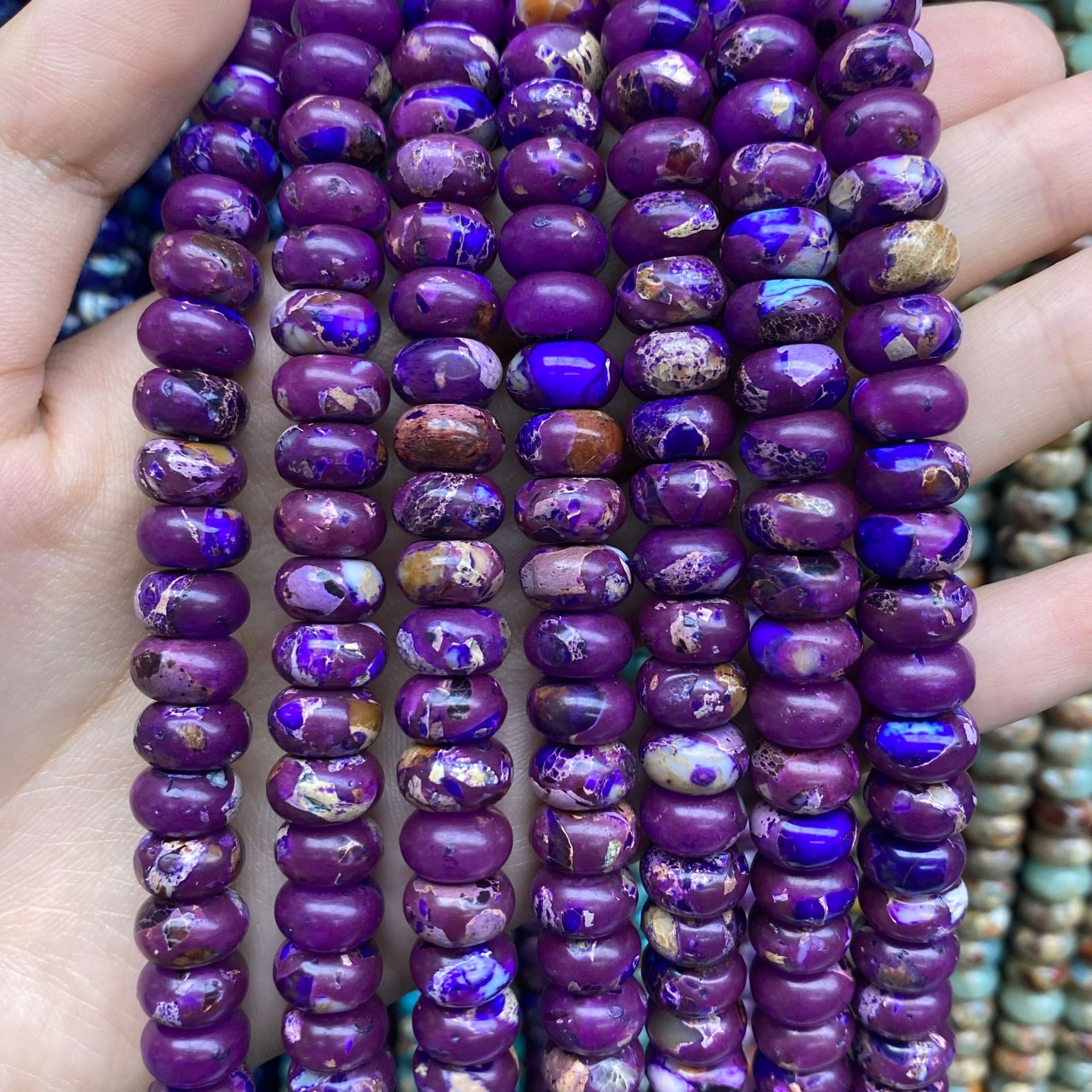 Dark purple 6x10mm