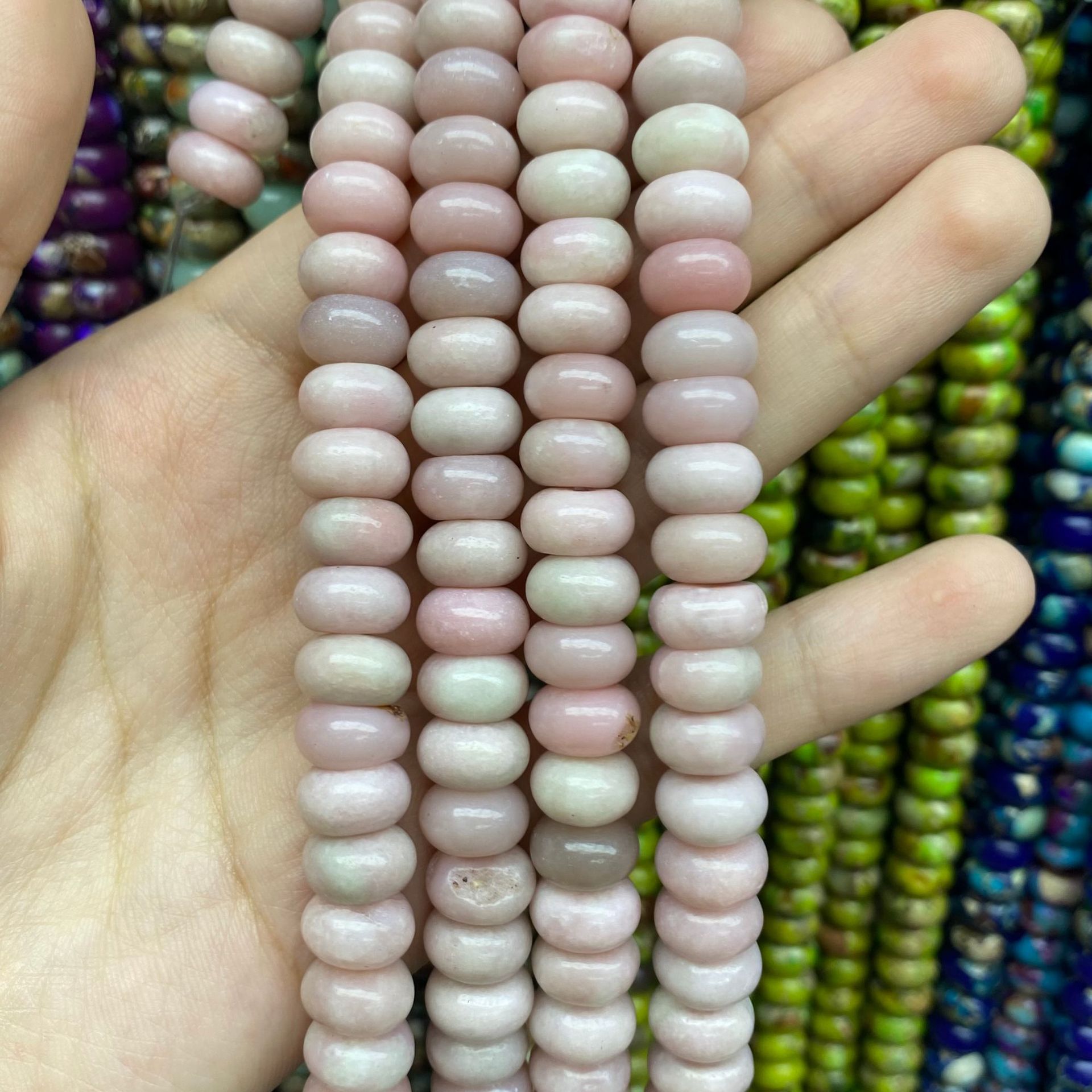 Pink opal 6x10mm