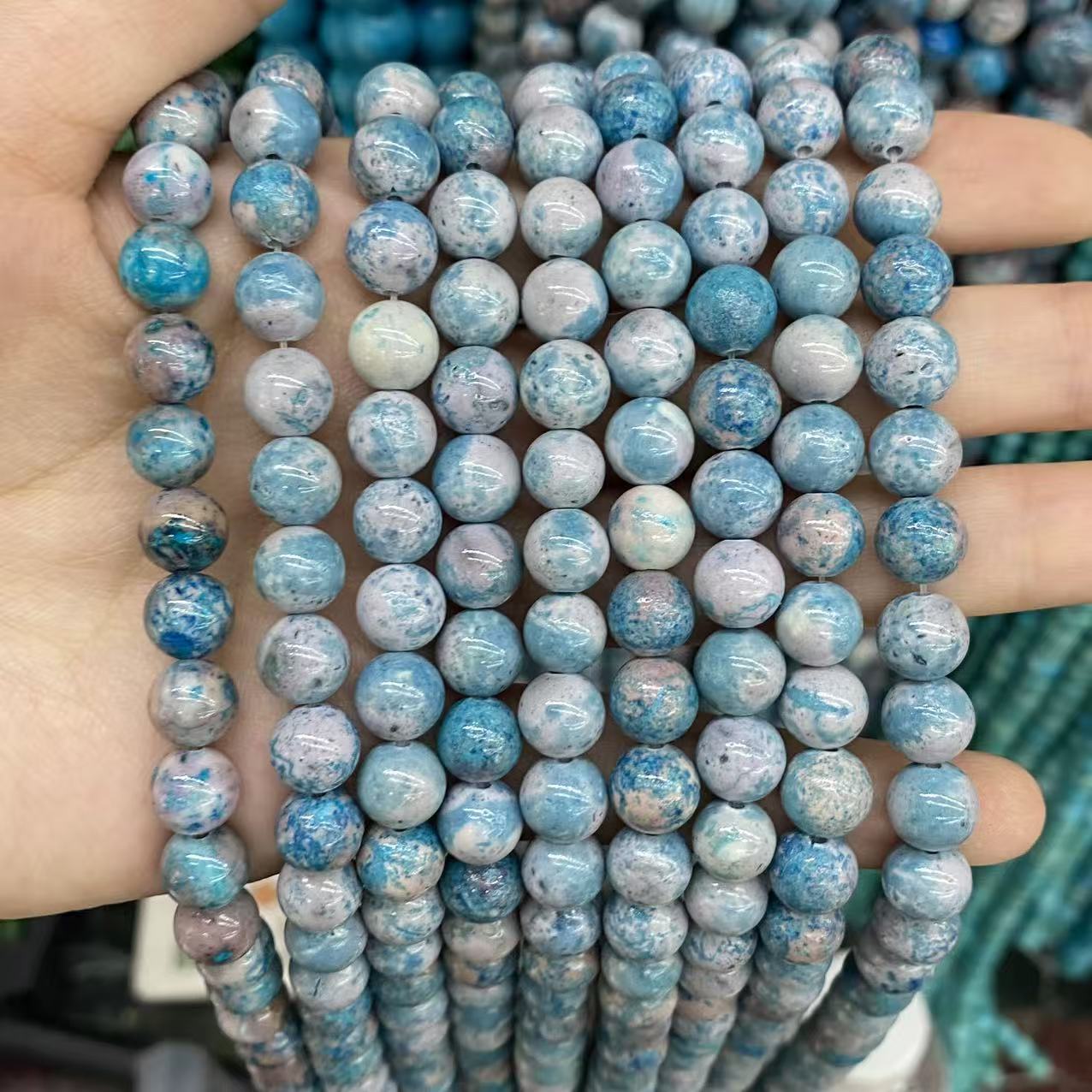 White blue 10mm