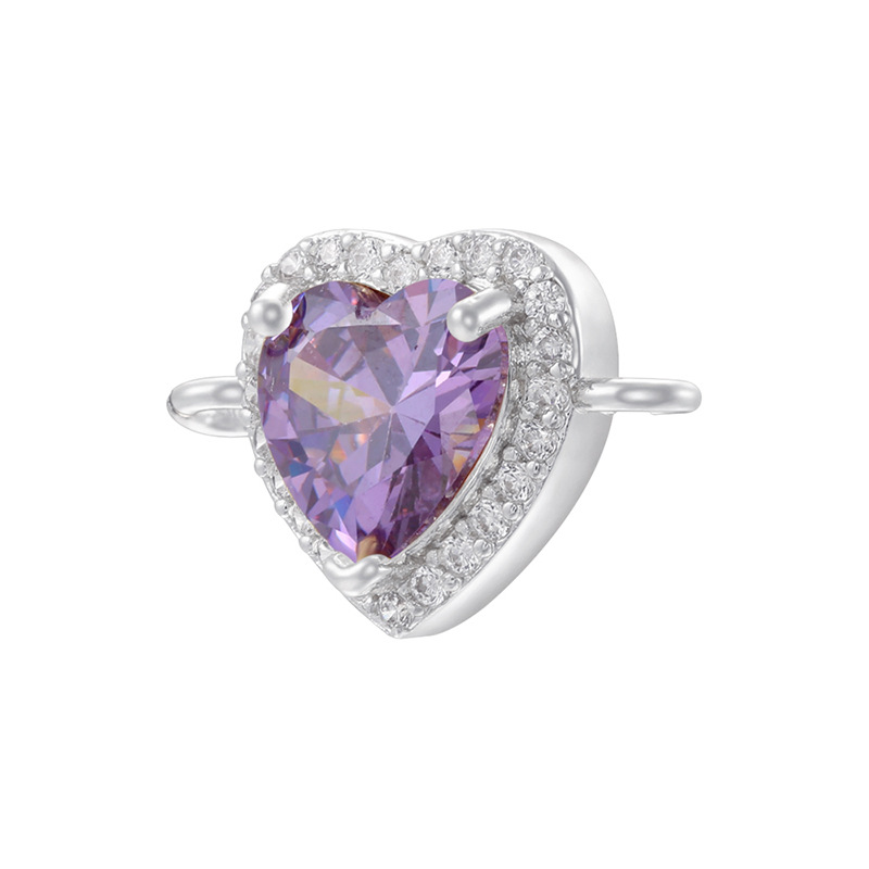 8:White Gold Purple Diamond