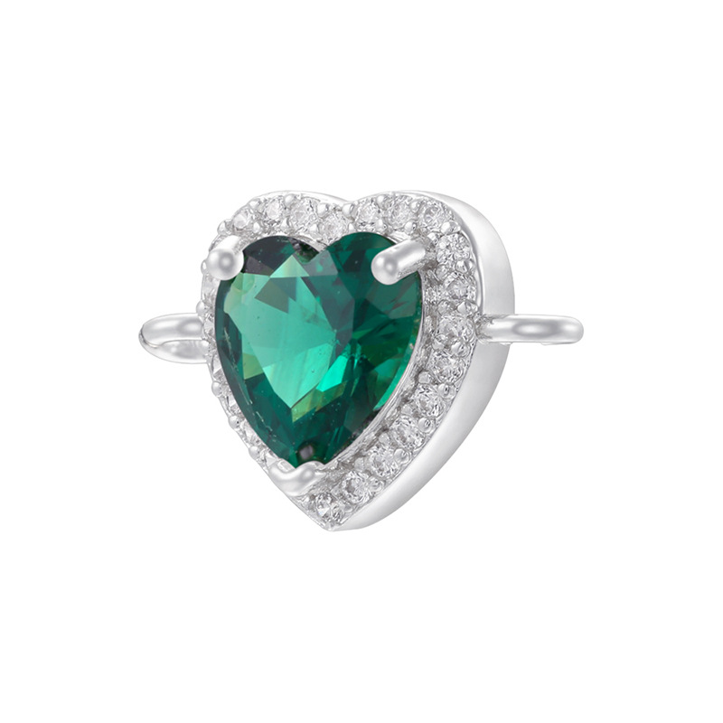 10:White Gold Green Diamond