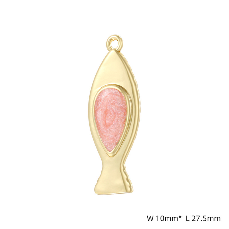 7:VD2411 Pink Large Tropical Fish