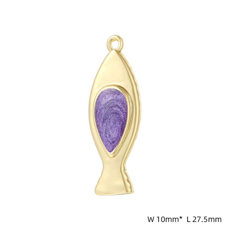 8:VD2411 Large Purple Tropical Fish