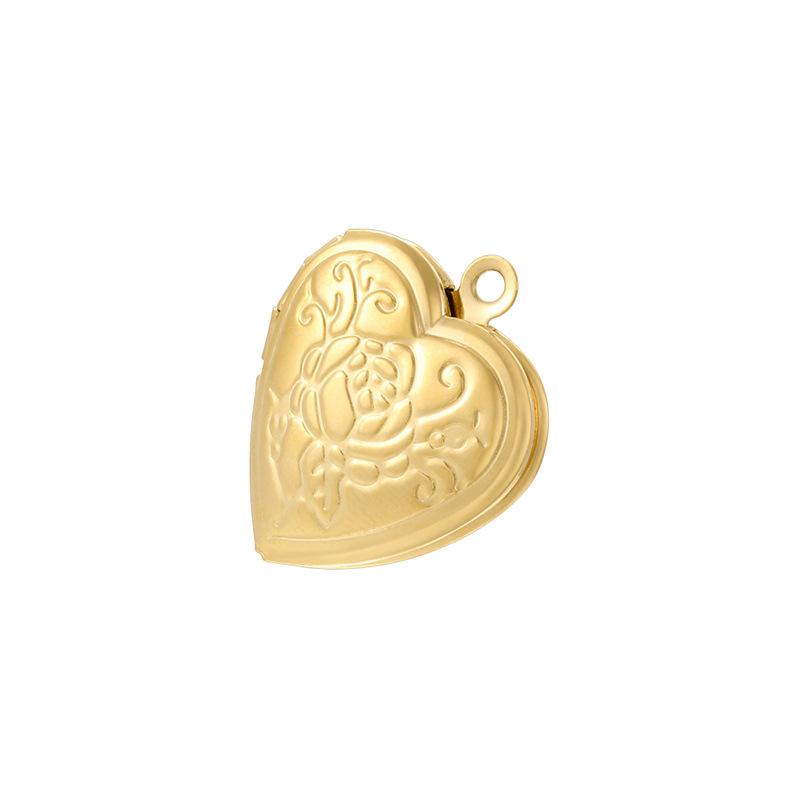 VD2368 Gold Stainless Steel Heart