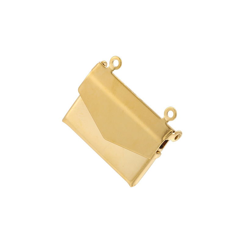 4:VD2369 Gold Stainless Steel Envelope Photo Box
