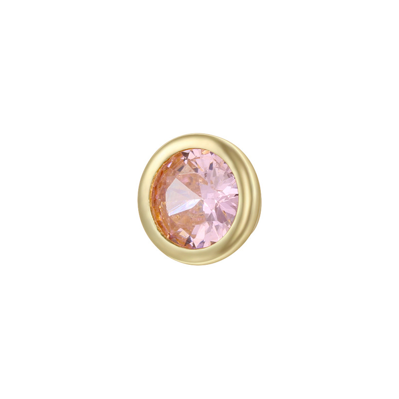Golden pink diamond