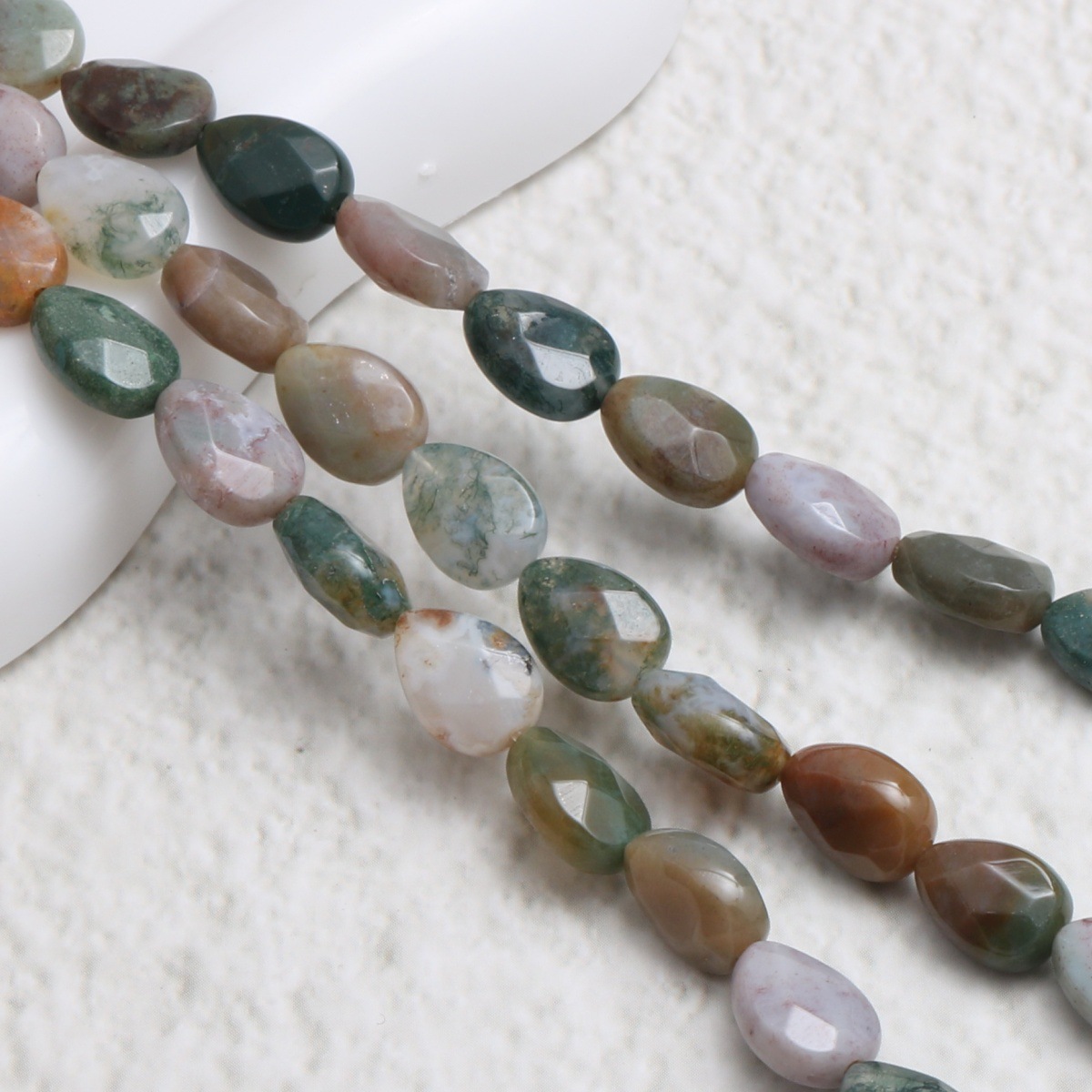 ocean blue jade 8*11*5mm/16pcs