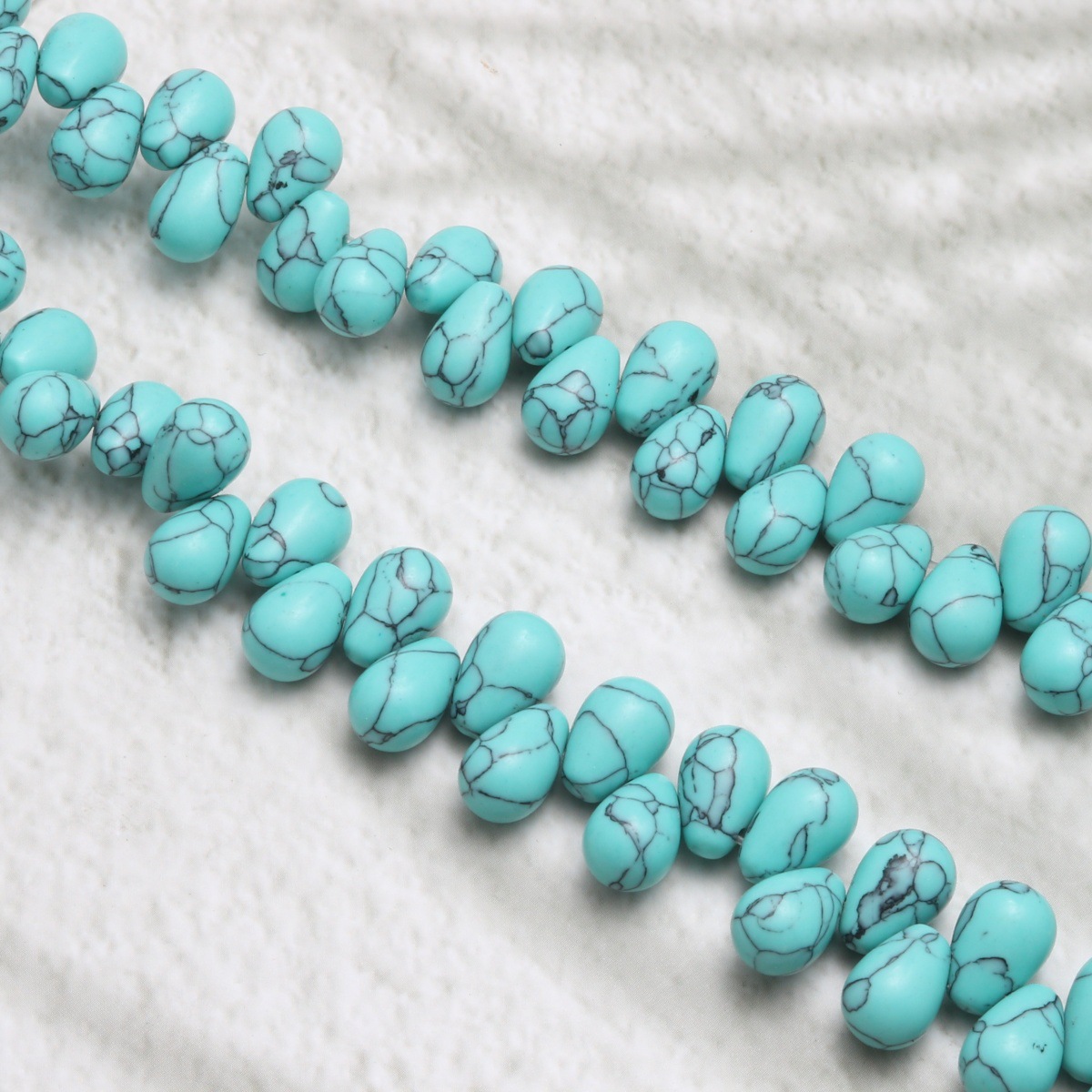 synthetic Turquoise 8*12mm/38pcs