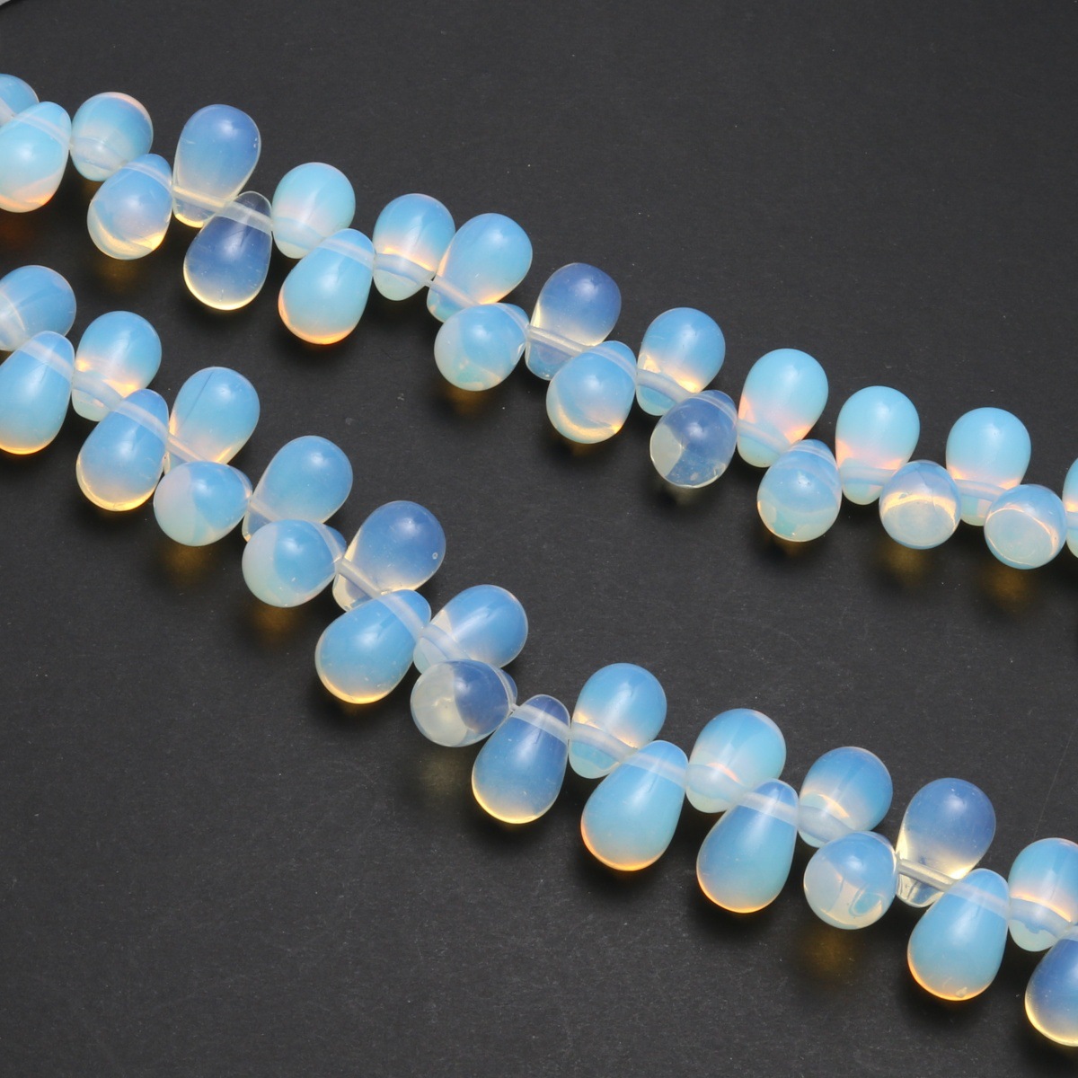 synthetic sea opal 8*12mm/38pcs