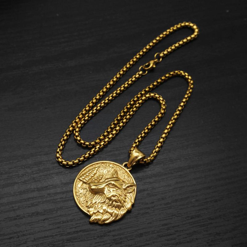 5:Gold with 3mm 60cm square pearl chain