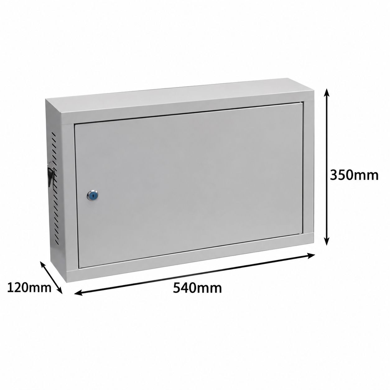 2U vertical height 350 width 540 depth 120