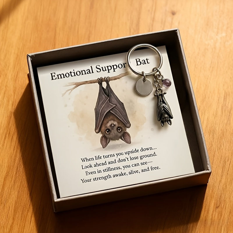 2:2# bat keychain + box + card
