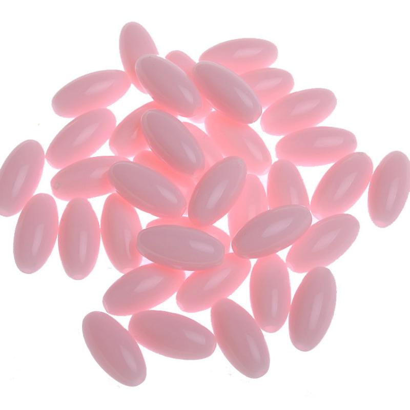 7*15mm rice beads-light pink 0.5kg about 1100 piec