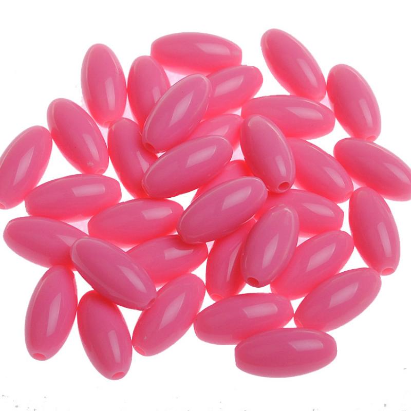 7*15mm rice beads-peach red 0.5kg about 1100 piece