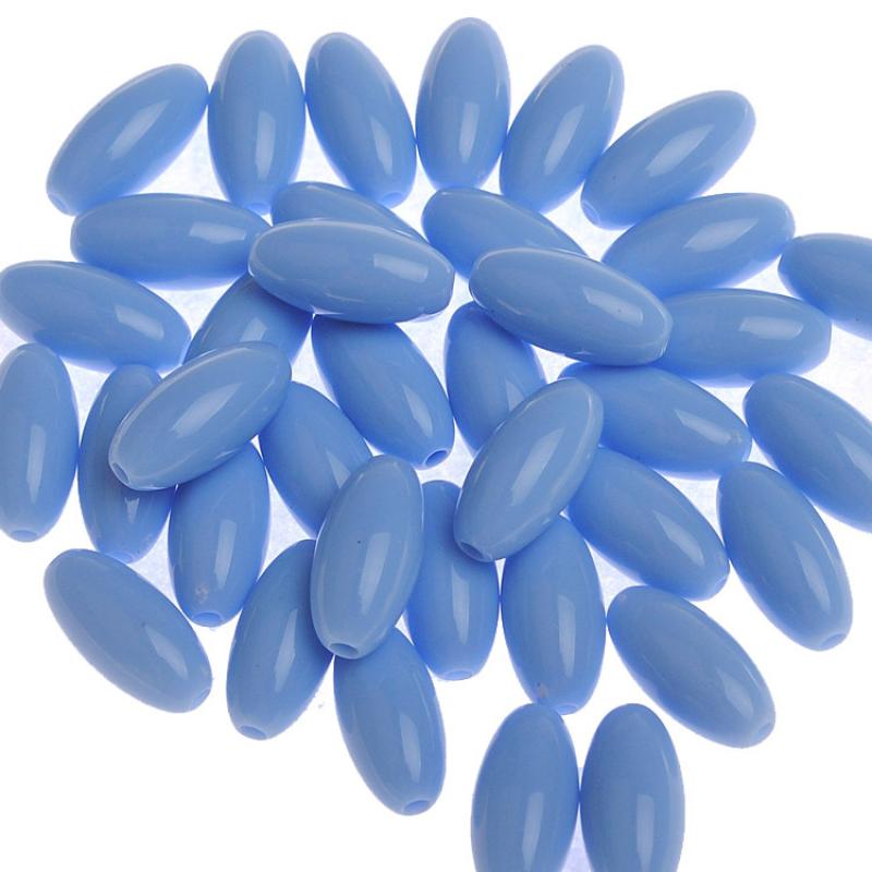 7*15mm rice beads-sky blue 0.5kg about 1100 pieces