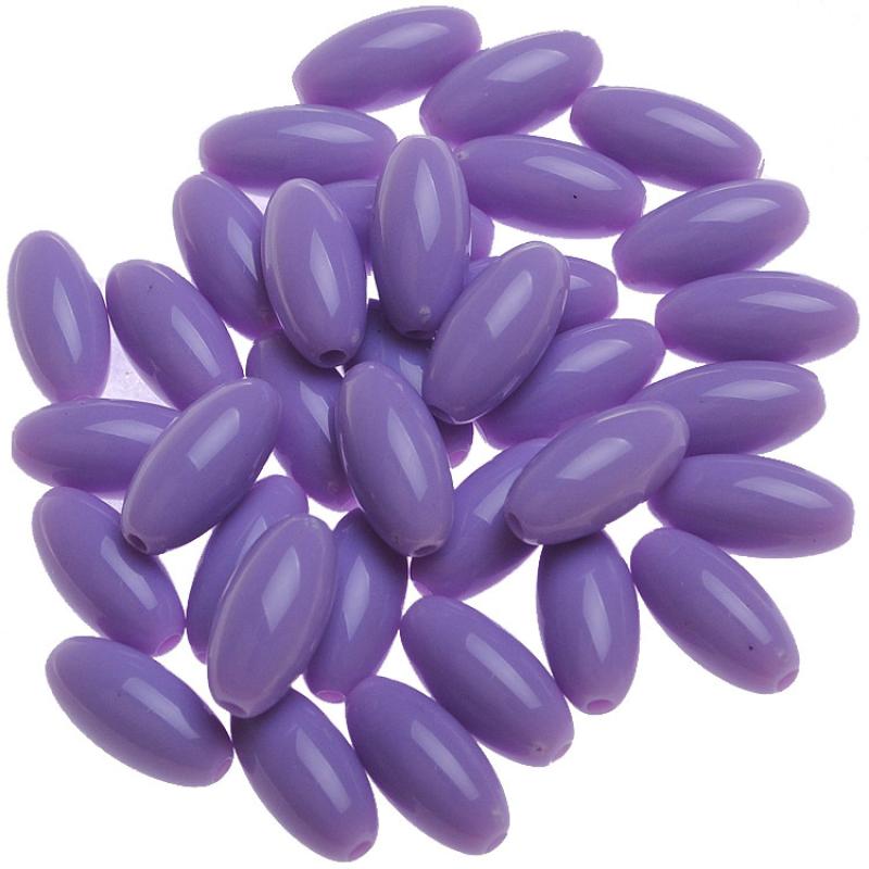 3:7*15mm rice beads-light purple 0.5kg about 1100 pieces