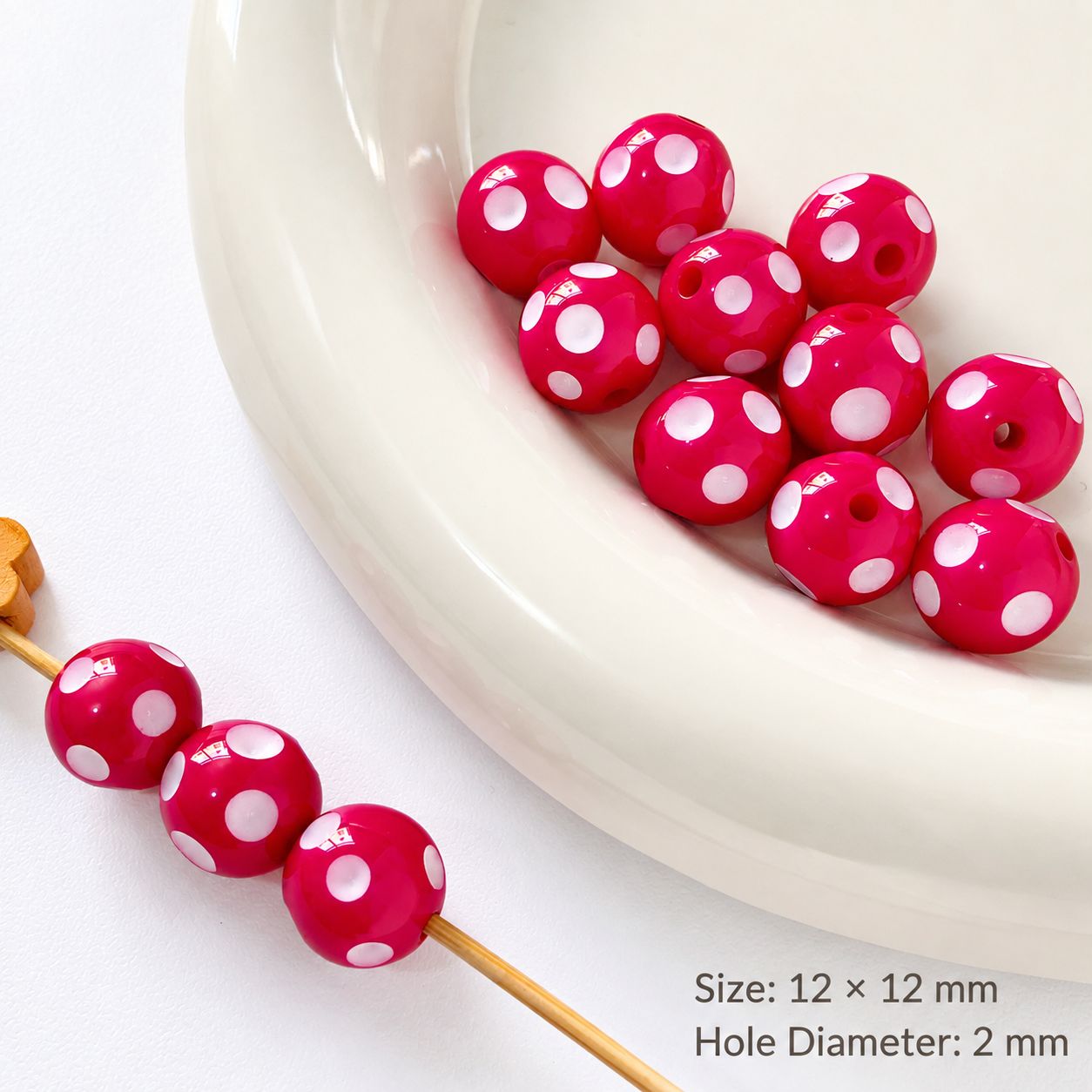 6:12mm [rose red] one m-3518
